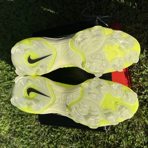 Nike Alpha Huarache NXT MCS All Star Black/Lime/Volt Baseball‎ Cleats Size 10.5